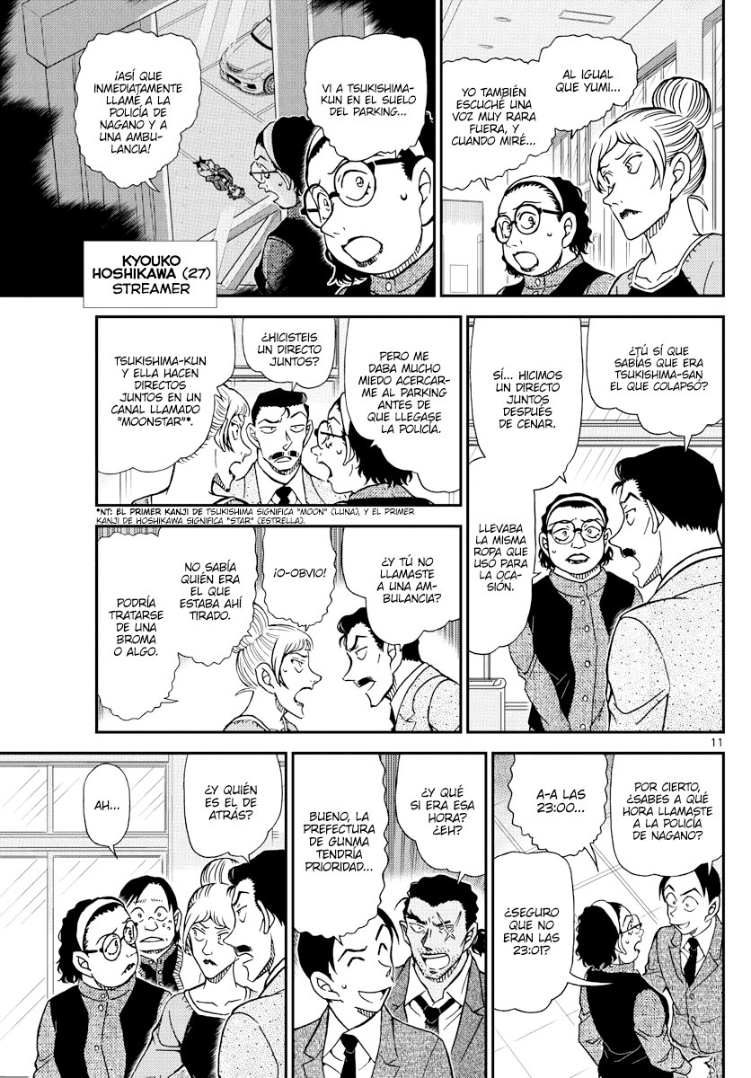 Detective Conan Capitulo 1082: Asesinato en la frontera página 11