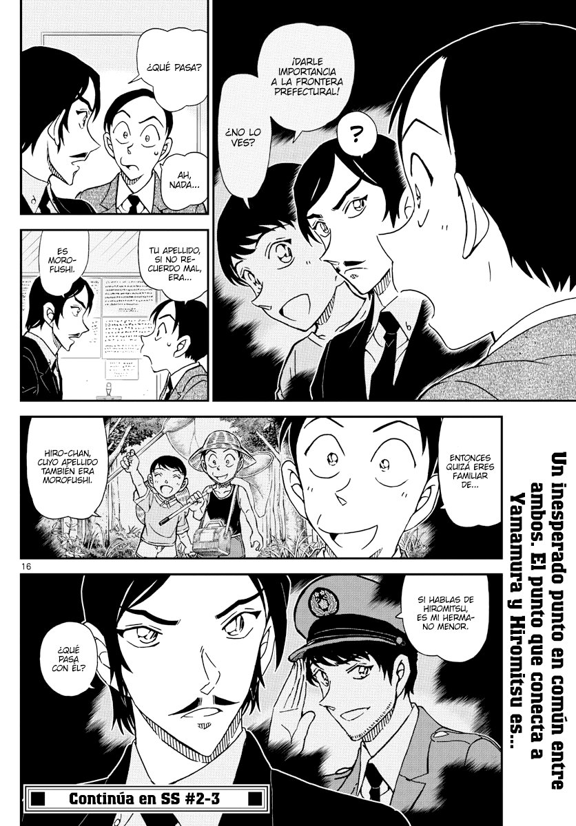 Detective Conan Capitulo 1082: Asesinato en la frontera página 16