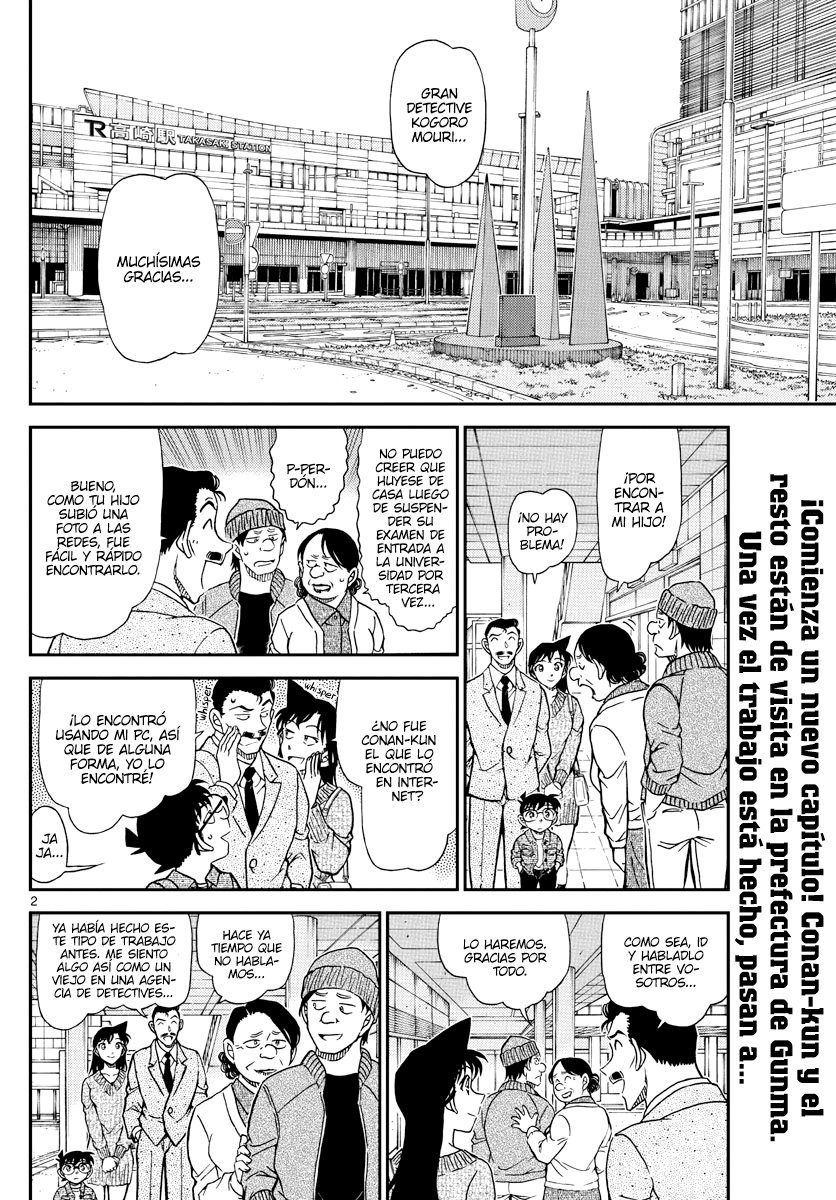 Detective Conan Capitulo 1082: Asesinato en la frontera página 2