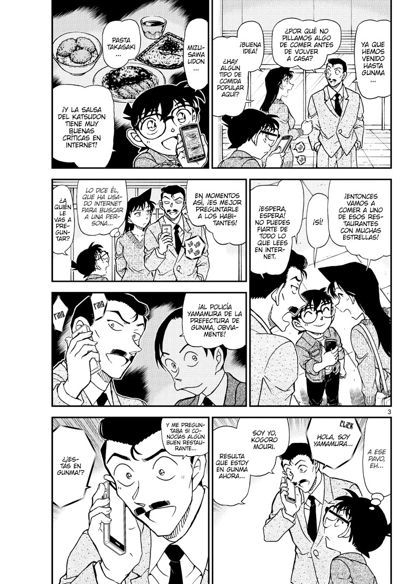 Detective Conan Capitulo 1082: Asesinato en la frontera página 3