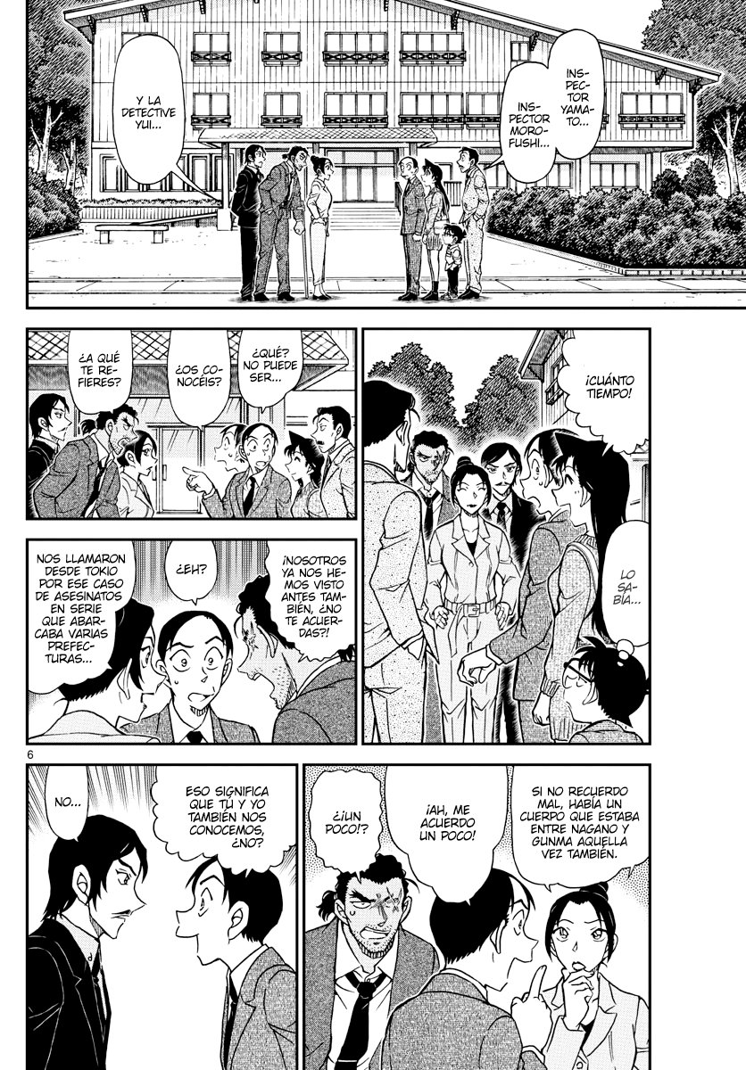 Detective Conan Capitulo 1082: Asesinato en la frontera página 6