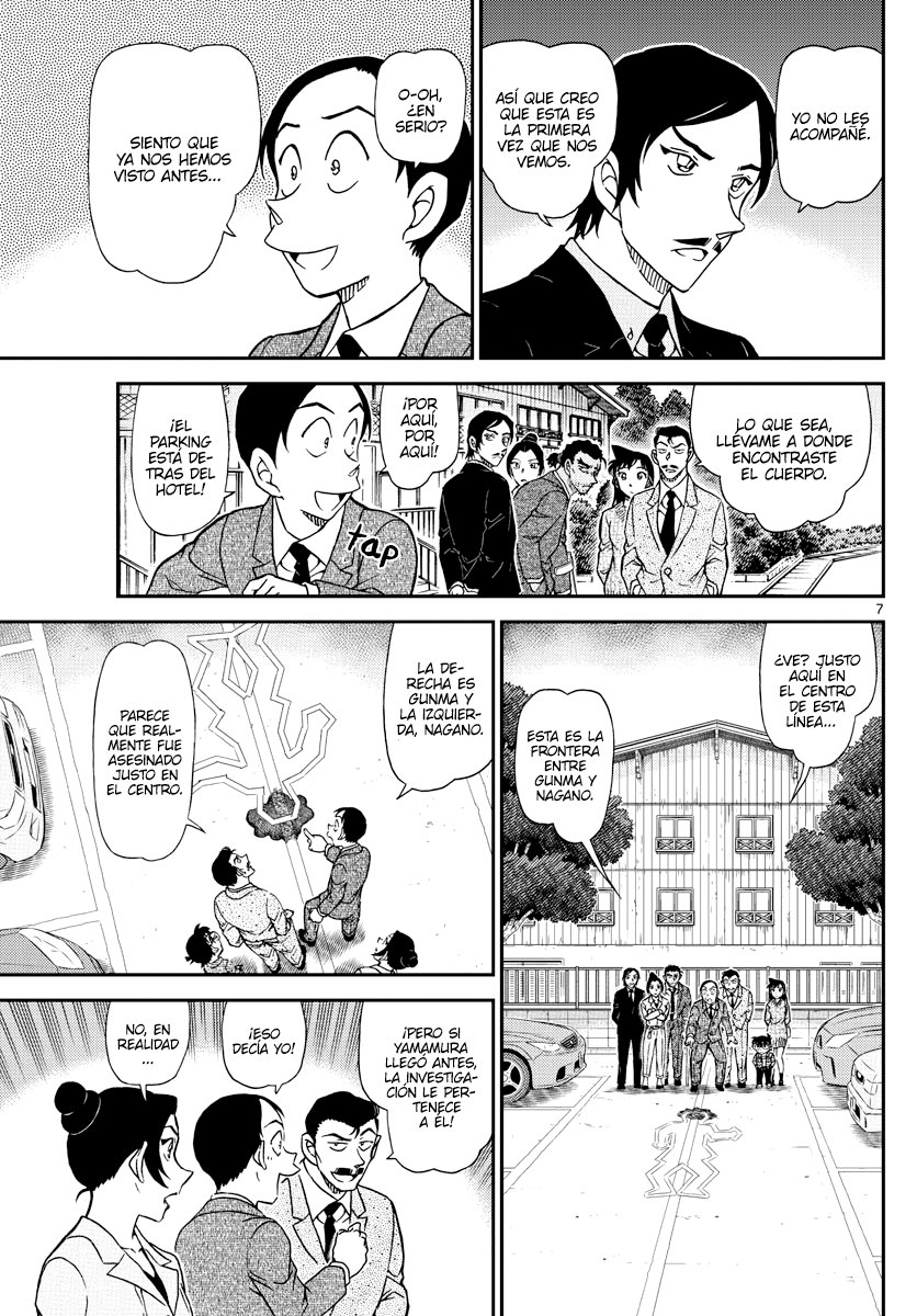 Detective Conan Capitulo 1082: Asesinato en la frontera página 7