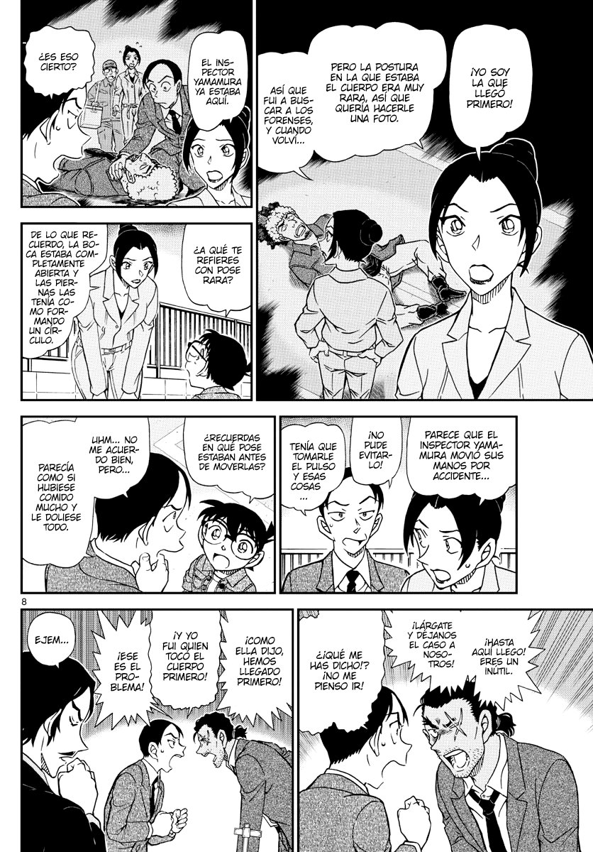 Detective Conan Capitulo 1082: Asesinato en la frontera página 8