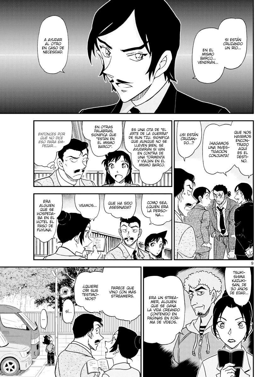 Detective Conan Capitulo 1082: Asesinato en la frontera página 9