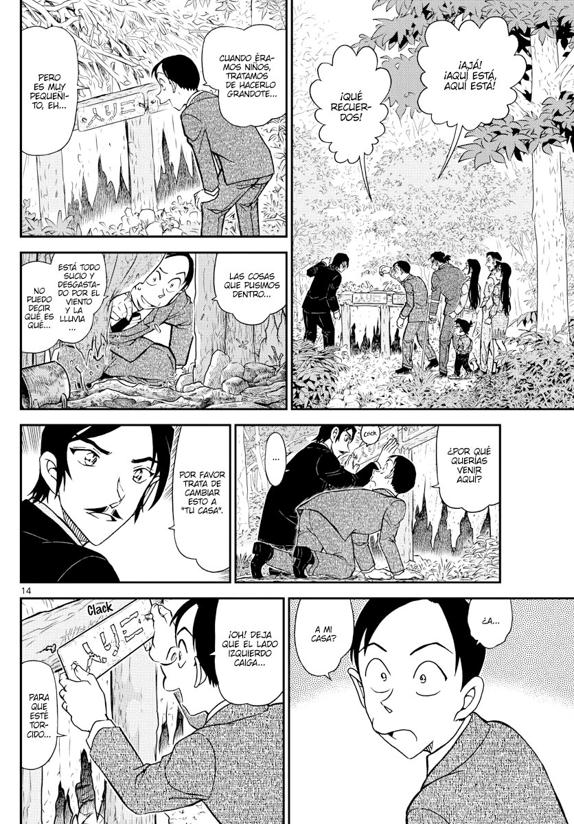 Detective Conan Capitulo 1084: La casa de Micchan página 14