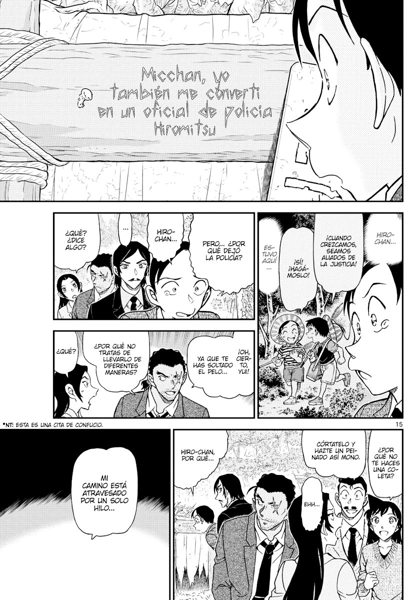 Detective Conan Capitulo 1084: La casa de Micchan página 15