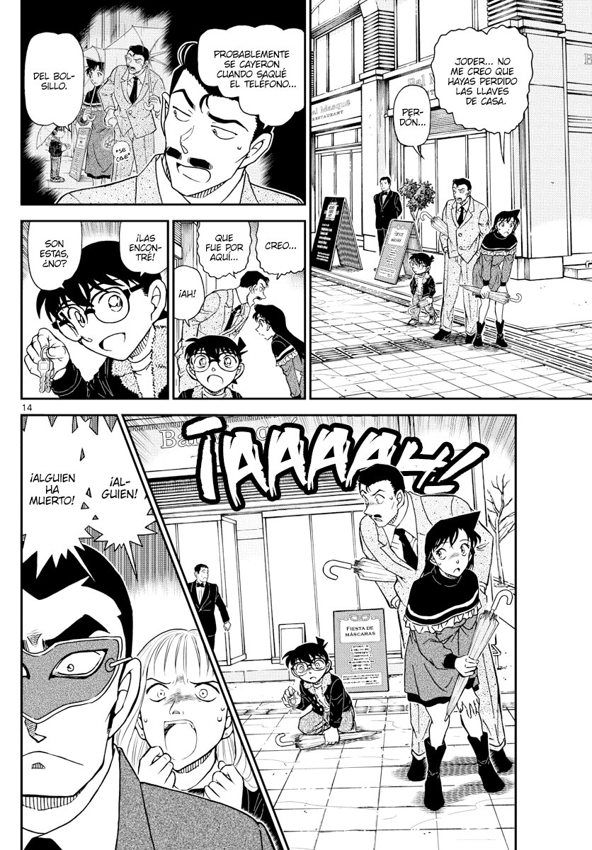 Detective Conan Capitulo 1085: El sufrimiento del 15 página 14