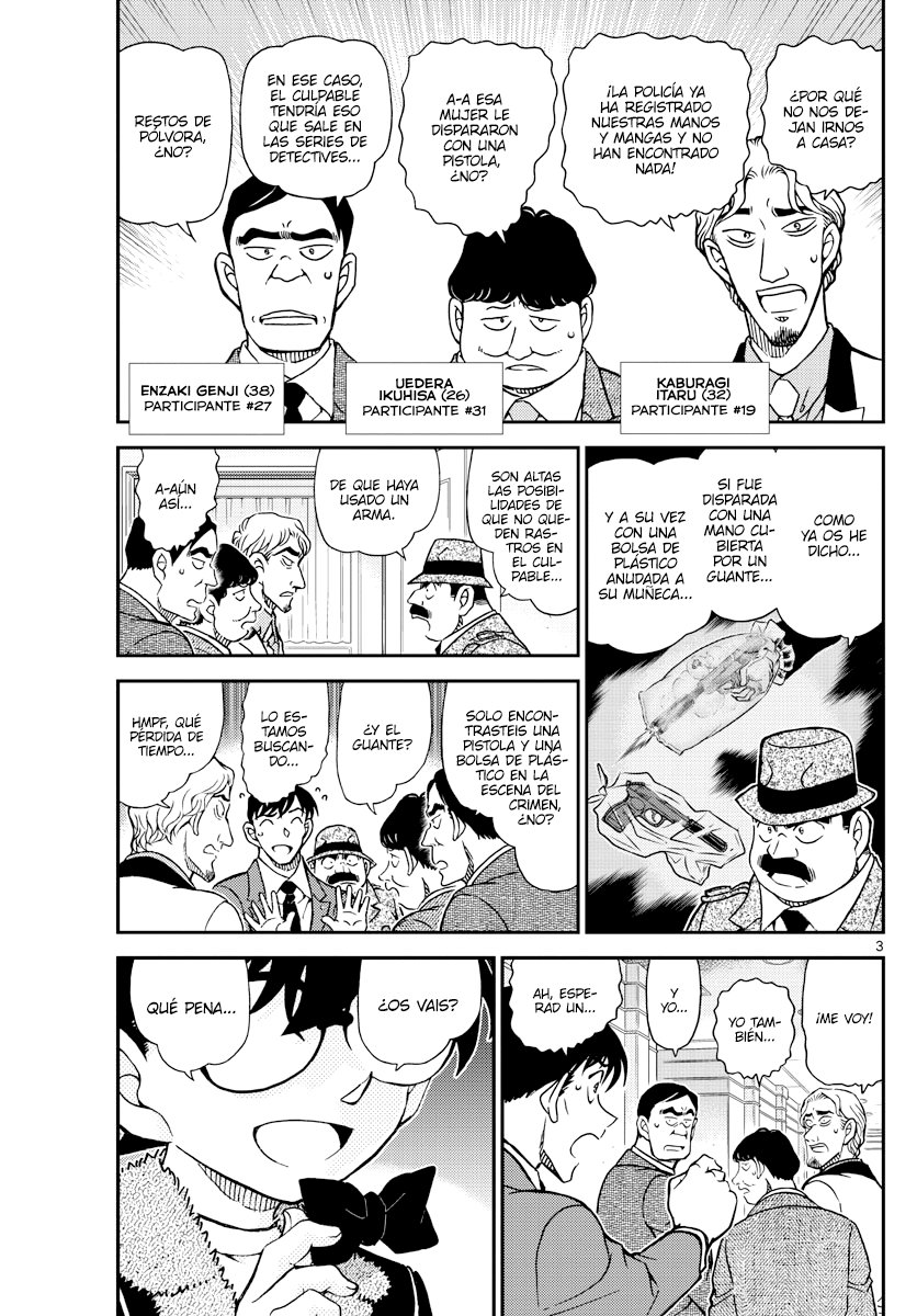 Detective Conan Capitulo 1087: Idiotas página 3