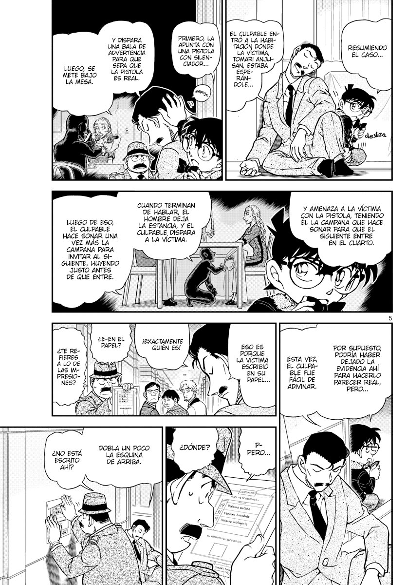 Detective Conan Capitulo 1087: Idiotas página 5