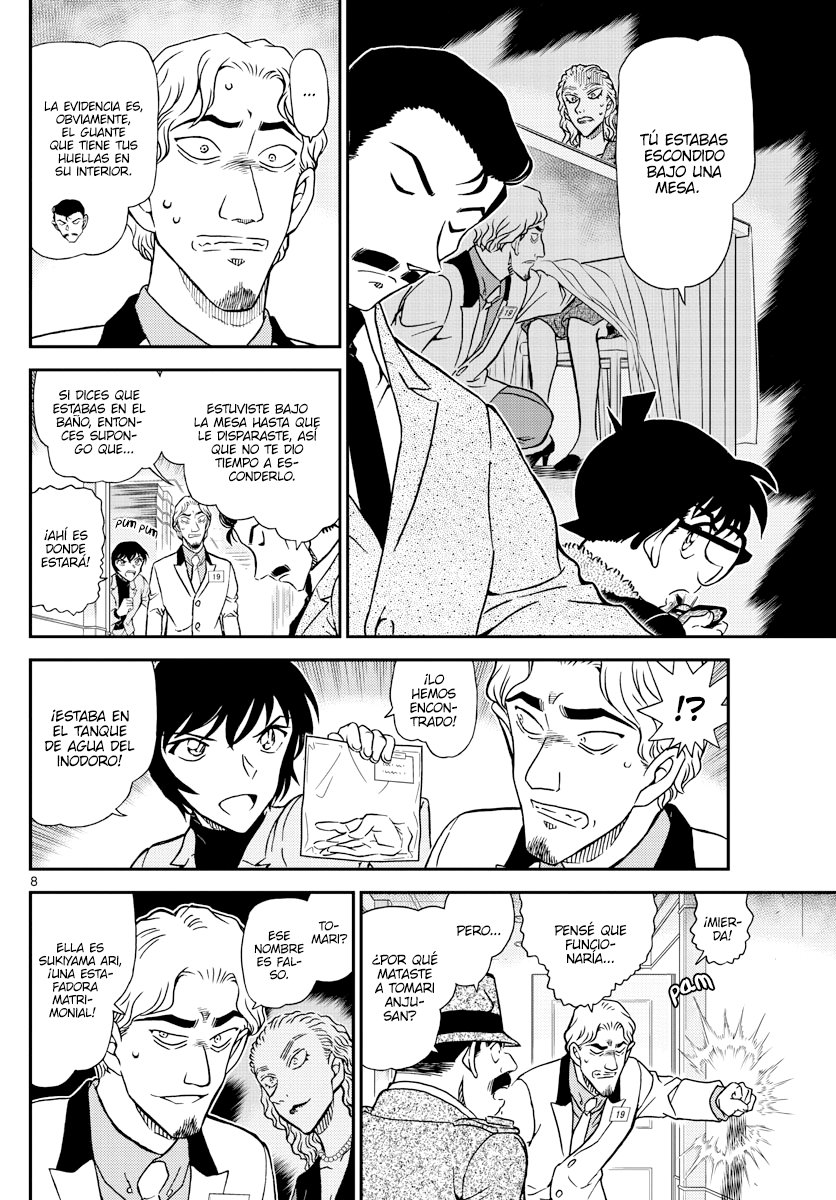 Detective Conan Capitulo 1087: Idiotas página 8