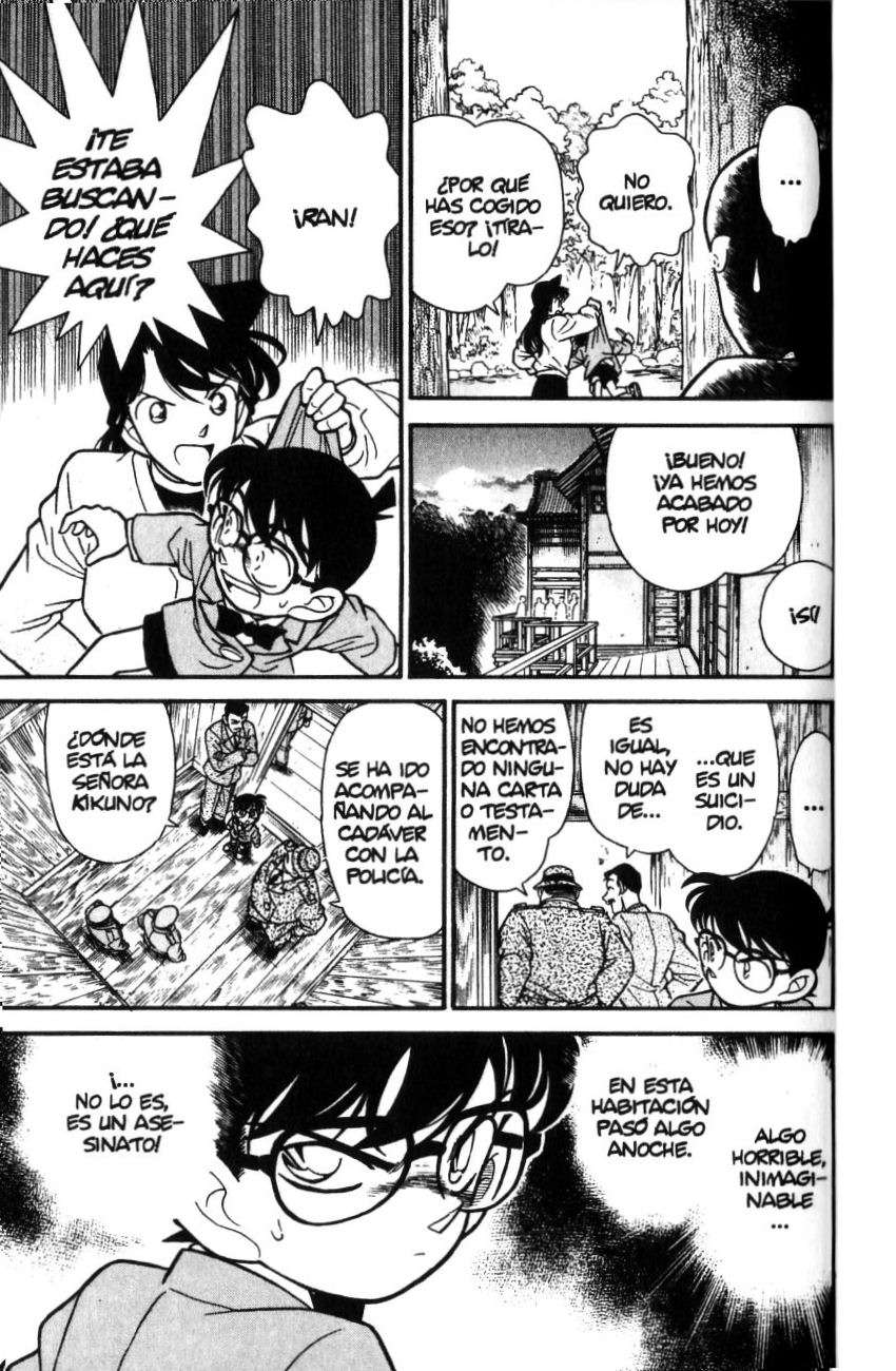 Detective Conan Capitulo 109: El agujero en la pared y el cerezo página 14