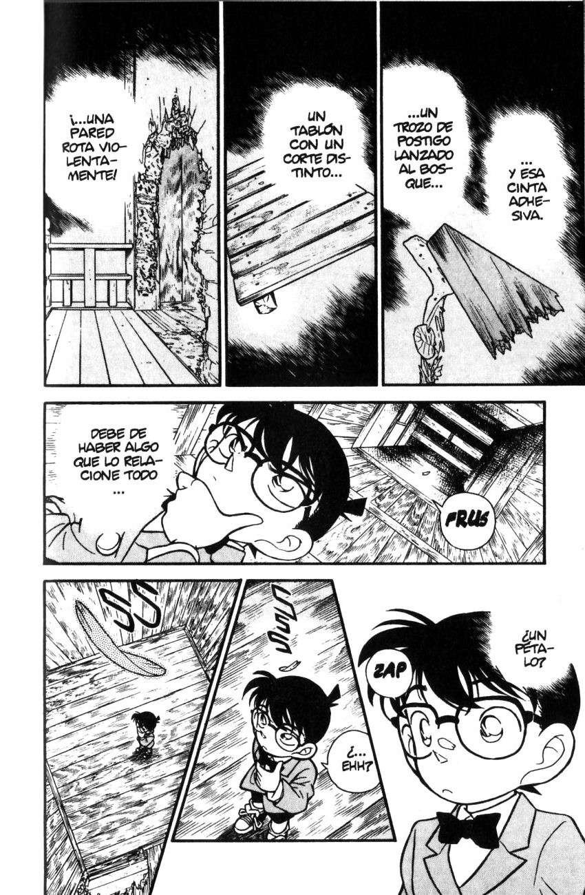 Detective Conan Capitulo 109: El agujero en la pared y el cerezo página 15