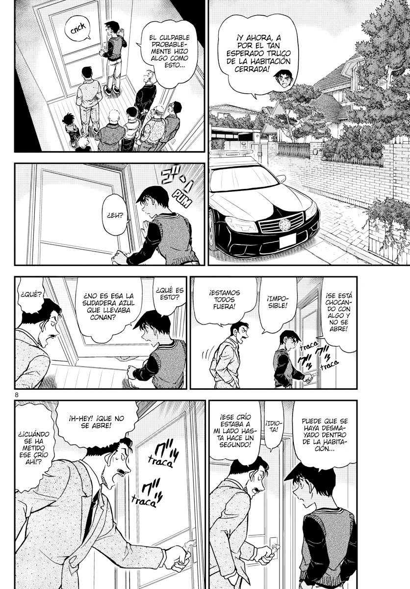 Detective Conan Capitulo 1090: La verdad tras la puerta página 8