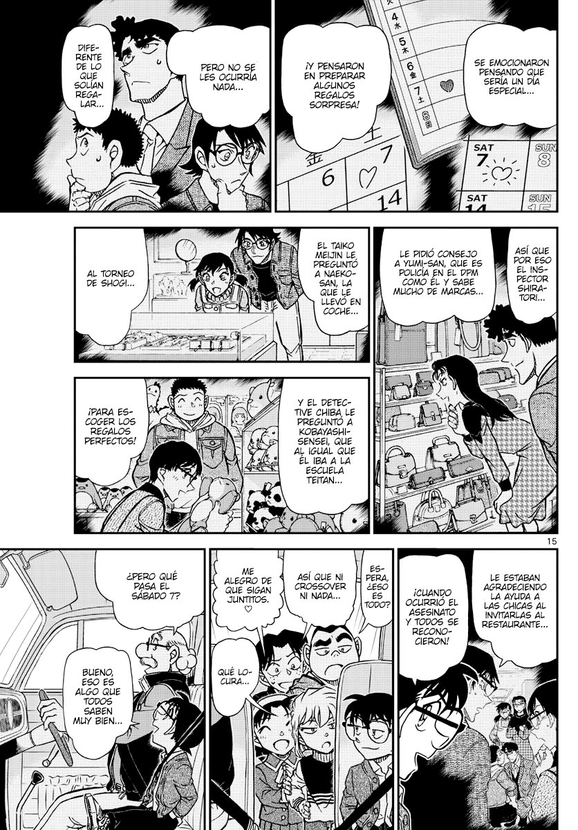 Detective Conan Capitulo 1093: El mejor ángulo página 15