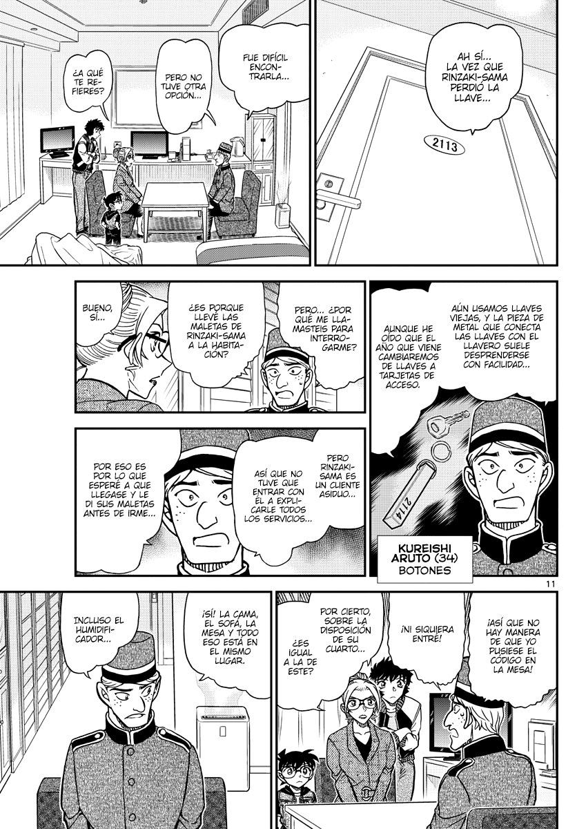 Detective Conan Capitulo 1095: Los tres códigos página 11