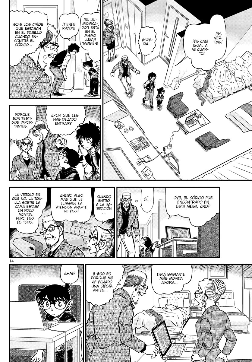Detective Conan Capitulo 1095: Los tres códigos página 14