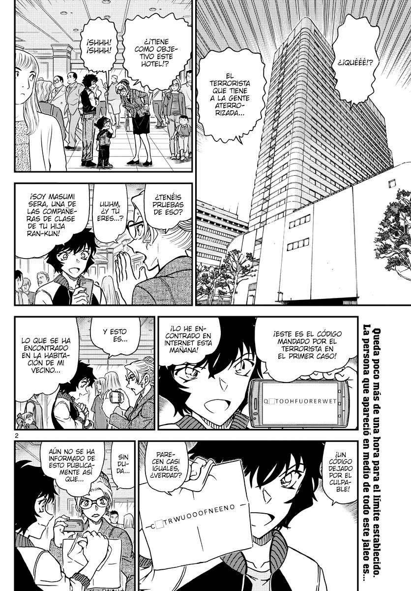 Detective Conan Capitulo 1095: Los tres códigos página 2