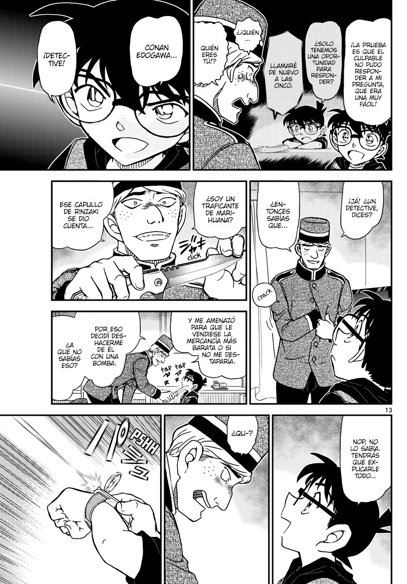 Detective Conan Capitulo 1096: El secreto del cuadrado página 13