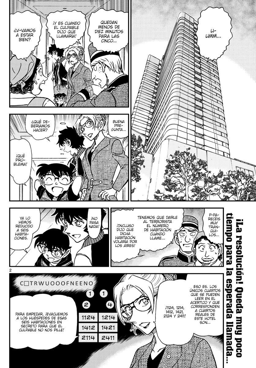Detective Conan Capitulo 1096: El secreto del cuadrado página 2
