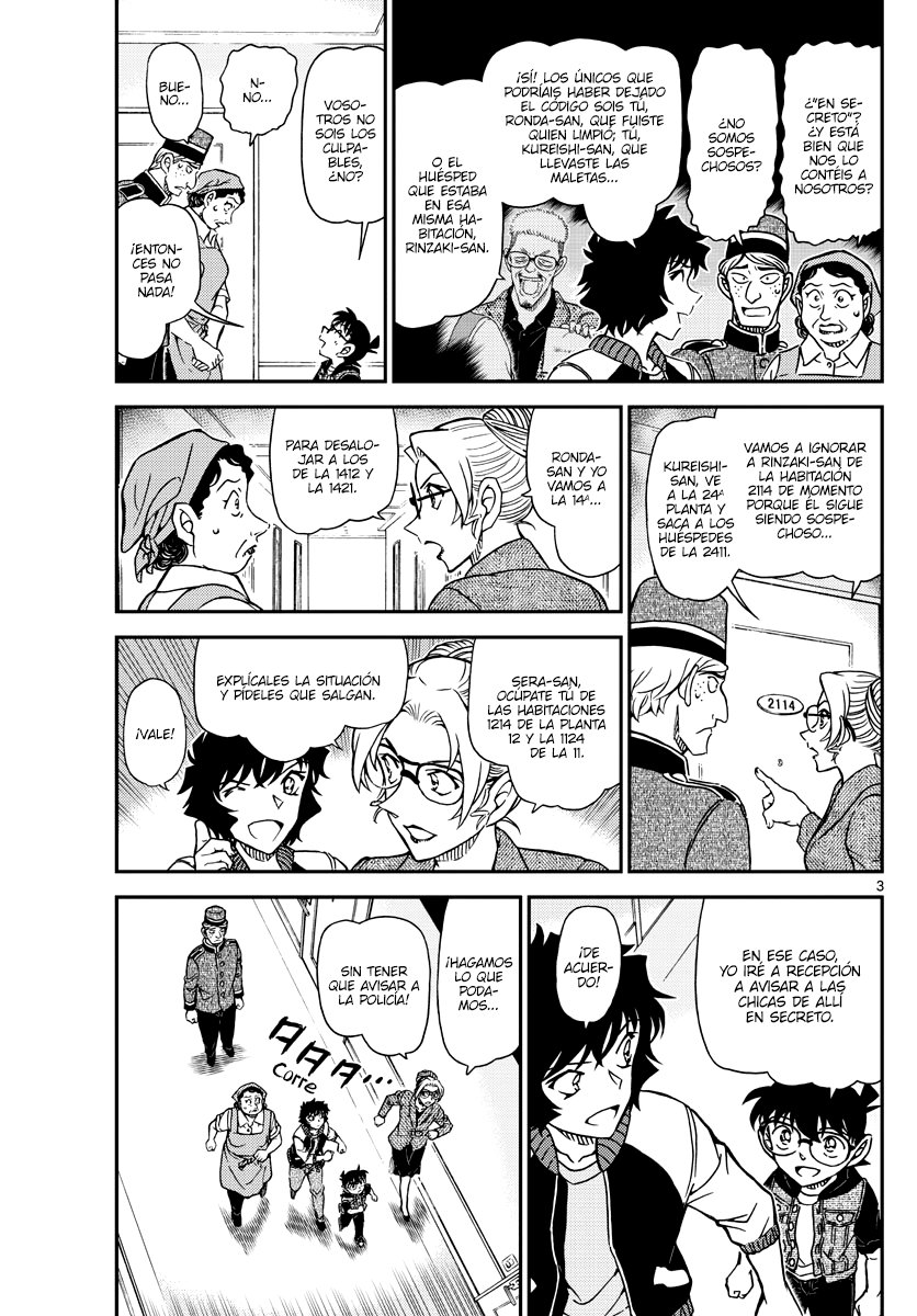 Detective Conan Capitulo 1096: El secreto del cuadrado página 3