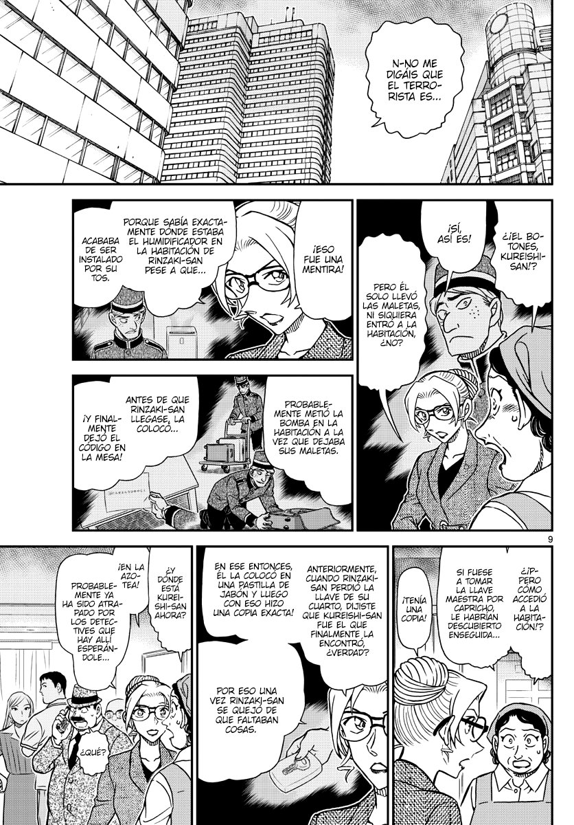 Detective Conan Capitulo 1096: El secreto del cuadrado página 9