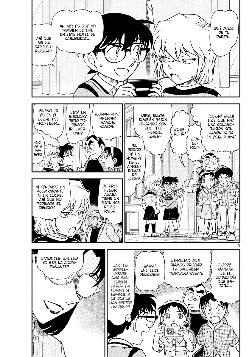 Detective Conan Capitulo 1097: Los acompañantes página 3