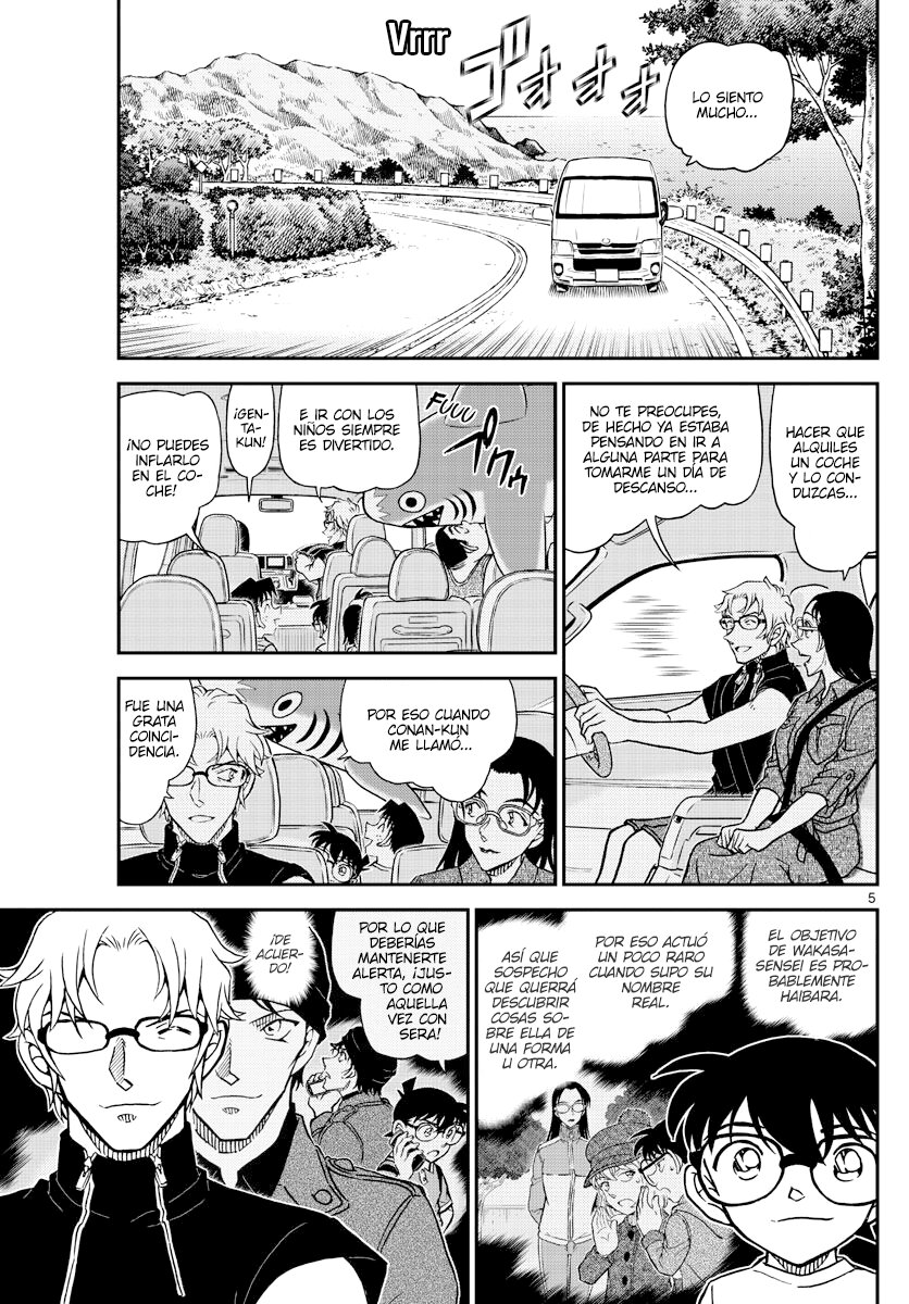 Detective Conan Capitulo 1097: Los acompañantes página 5