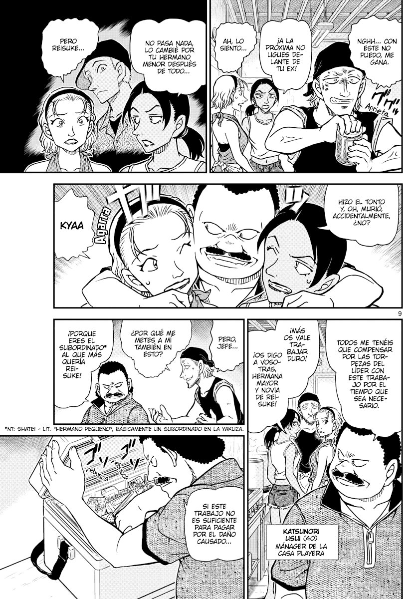 Detective Conan Capitulo 1097: Los acompañantes página 9