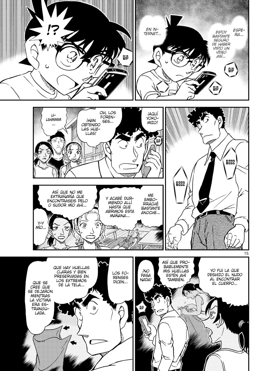 Detective Conan Capitulo 1098: La casa playera página 15