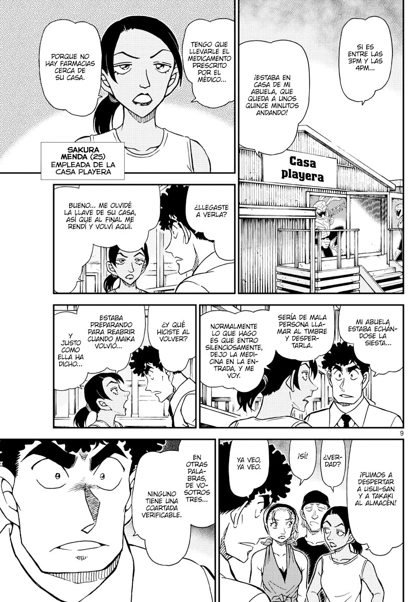 Detective Conan Capitulo 1098: La casa playera página 9