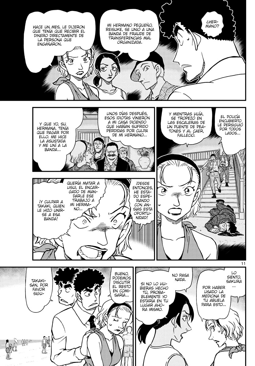 Detective Conan Capitulo 1099: Retirada página 11