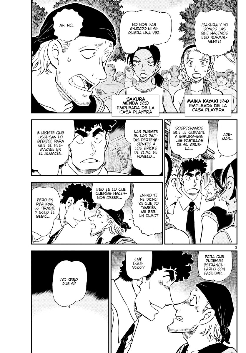 Detective Conan Capitulo 1099: Retirada página 3