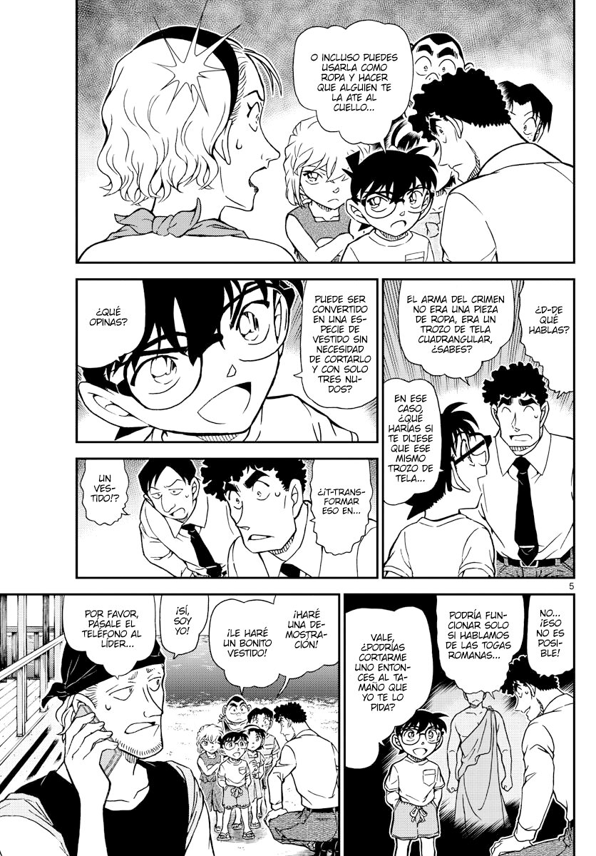 Detective Conan Capitulo 1099: Retirada página 5
