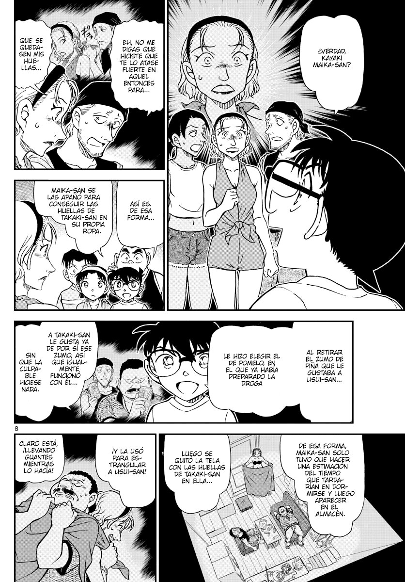 Detective Conan Capitulo 1099: Retirada página 8