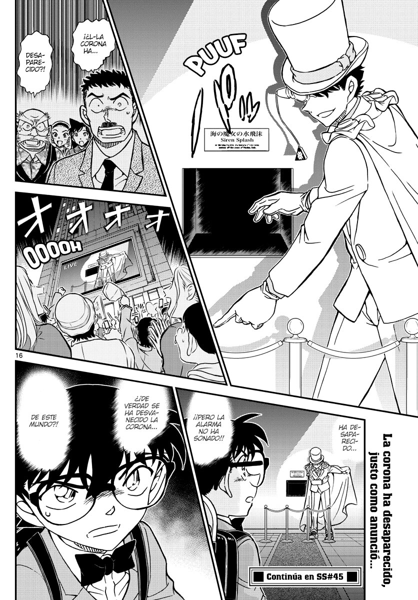 Detective Conan Capitulo 1100: La evanescencia página 16