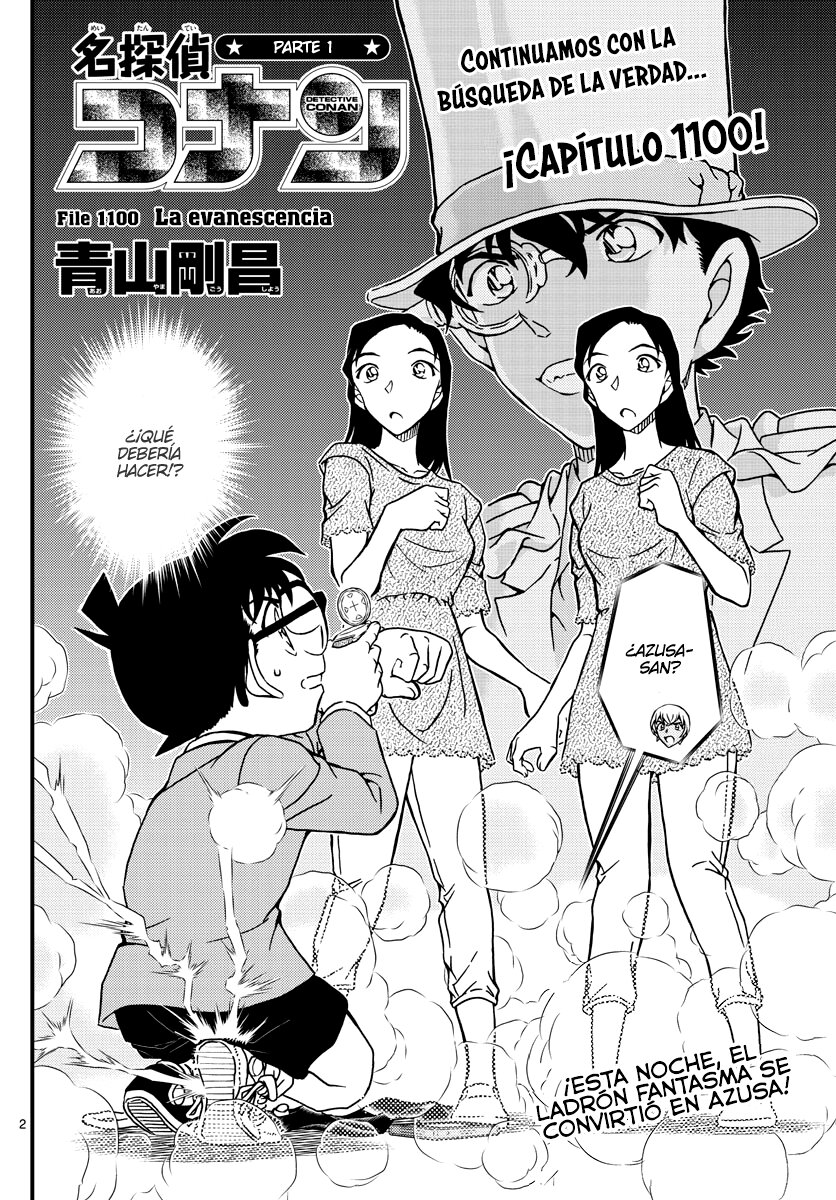 Detective Conan Capitulo 1100: La evanescencia página 2