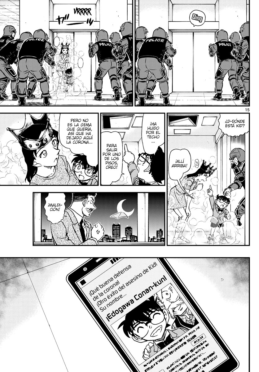 Detective Conan Capitulo 1102: Las caras interior y exterior página 15