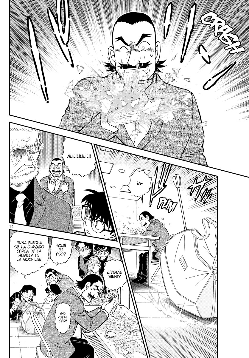 Detective Conan Capitulo 1103: Un inicio monocromático página 14