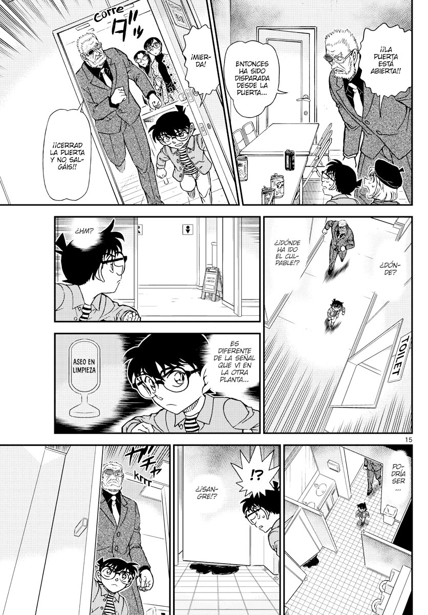Detective Conan Capitulo 1103: Un inicio monocromático página 15