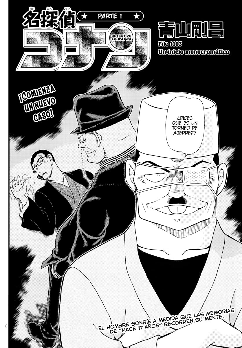 Detective Conan Capitulo 1103: Un inicio monocromático página 2
