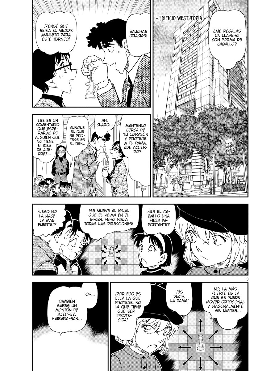 Detective Conan Capitulo 1103: Un inicio monocromático página 3