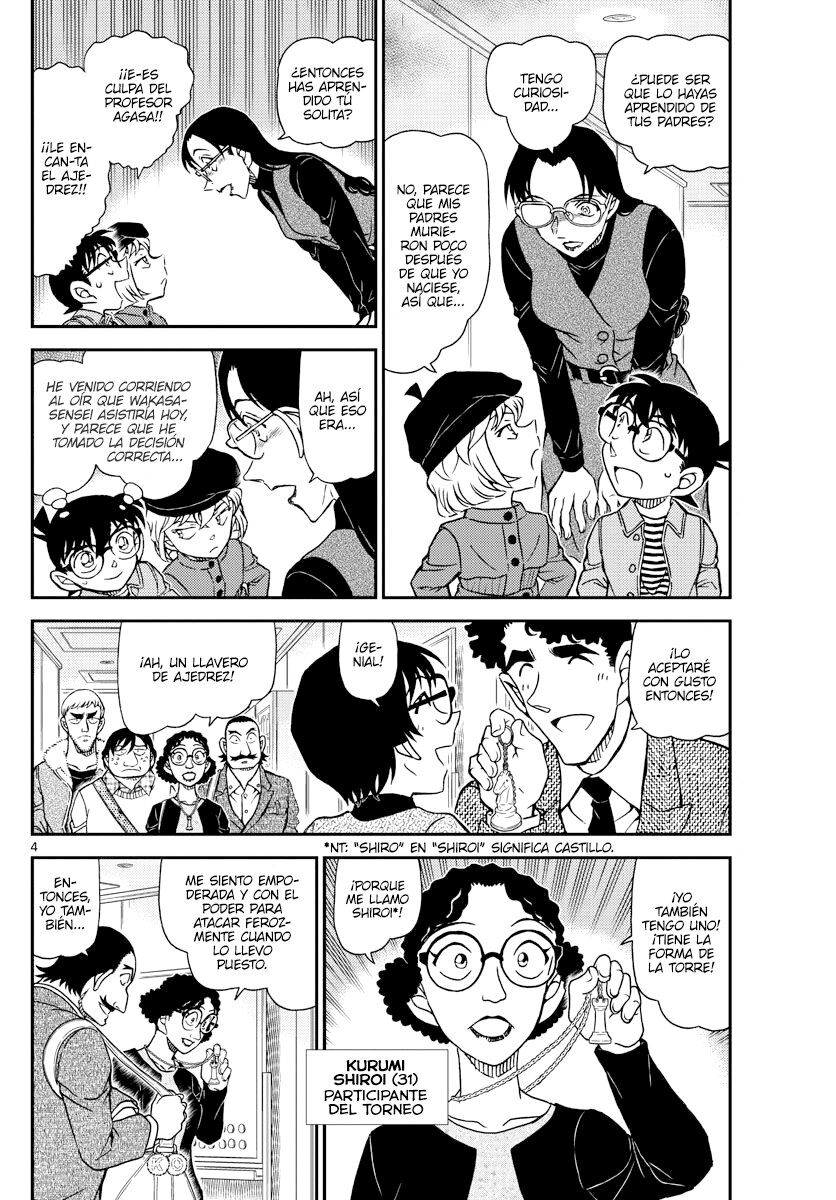 Detective Conan Capitulo 1103: Un inicio monocromático página 4