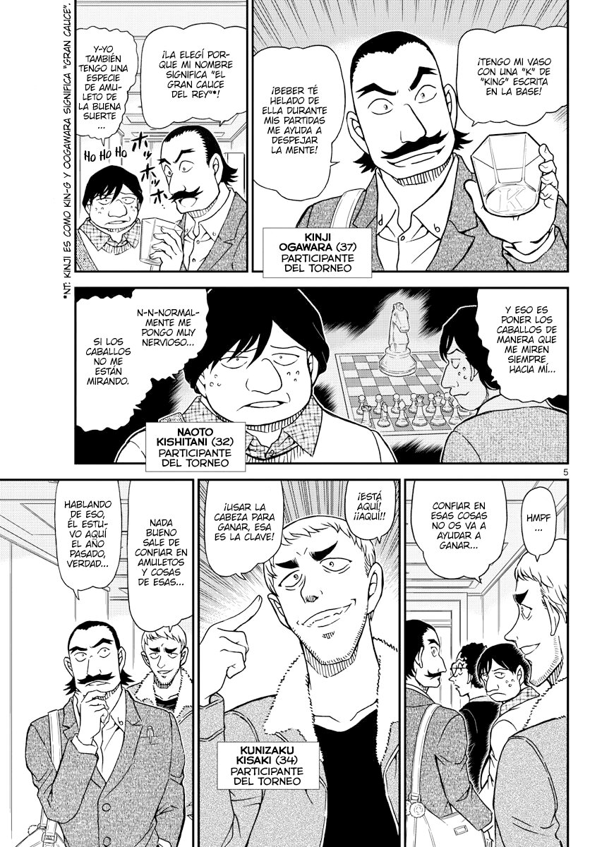 Detective Conan Capitulo 1103: Un inicio monocromático página 5
