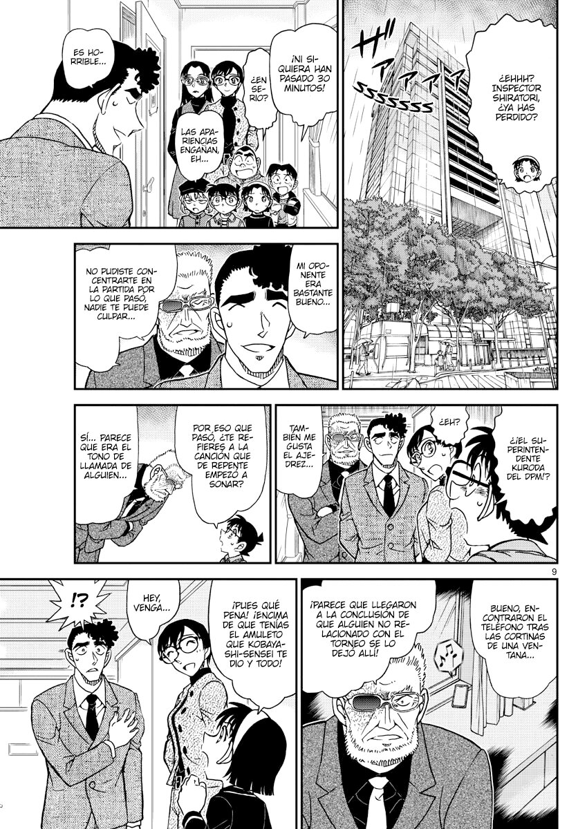 Detective Conan Capitulo 1103: Un inicio monocromático página 9