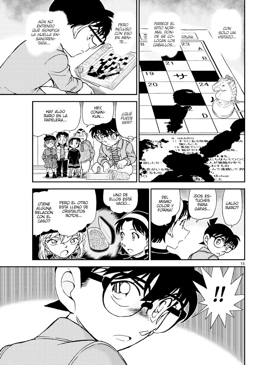 Detective Conan Capitulo 1104: El caballo manchado de sangre página 15