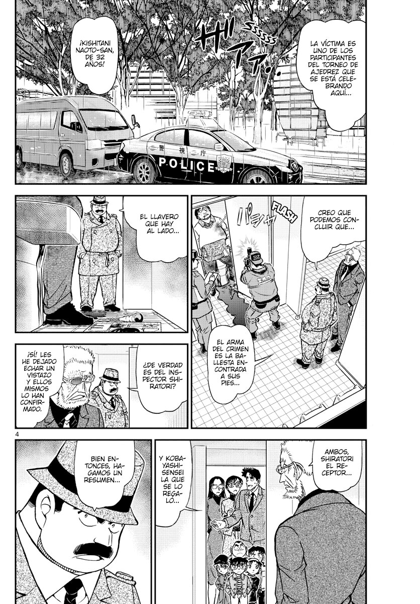 Detective Conan Capitulo 1104: El caballo manchado de sangre página 4