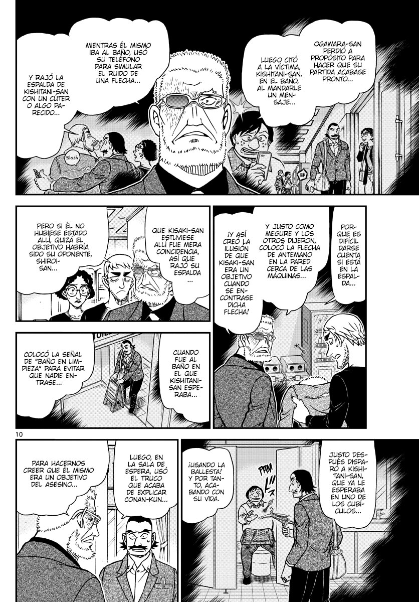 Detective Conan Capitulo 1105: Lágrimas de derrota página 10