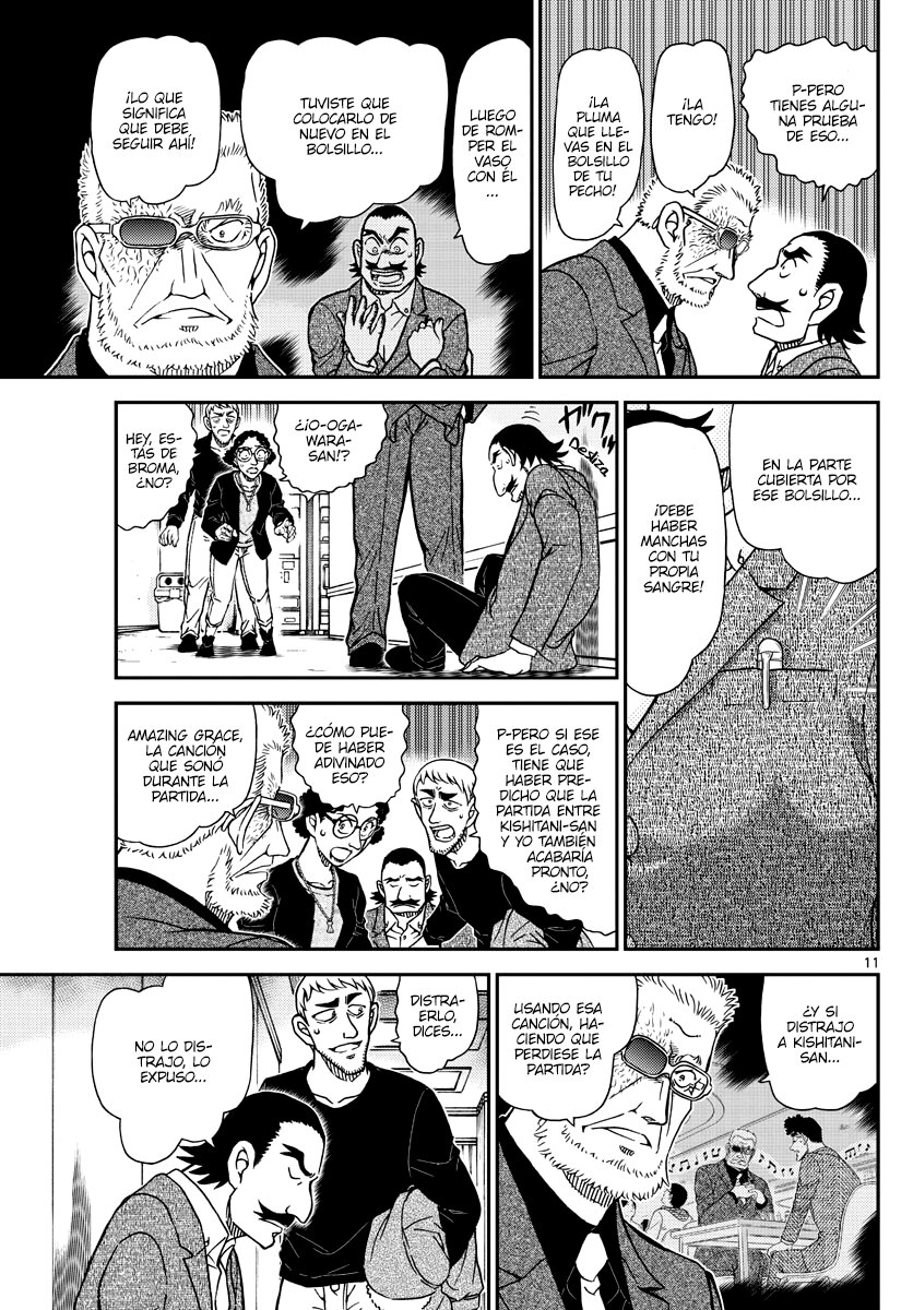 Detective Conan Capitulo 1105: Lágrimas de derrota página 11