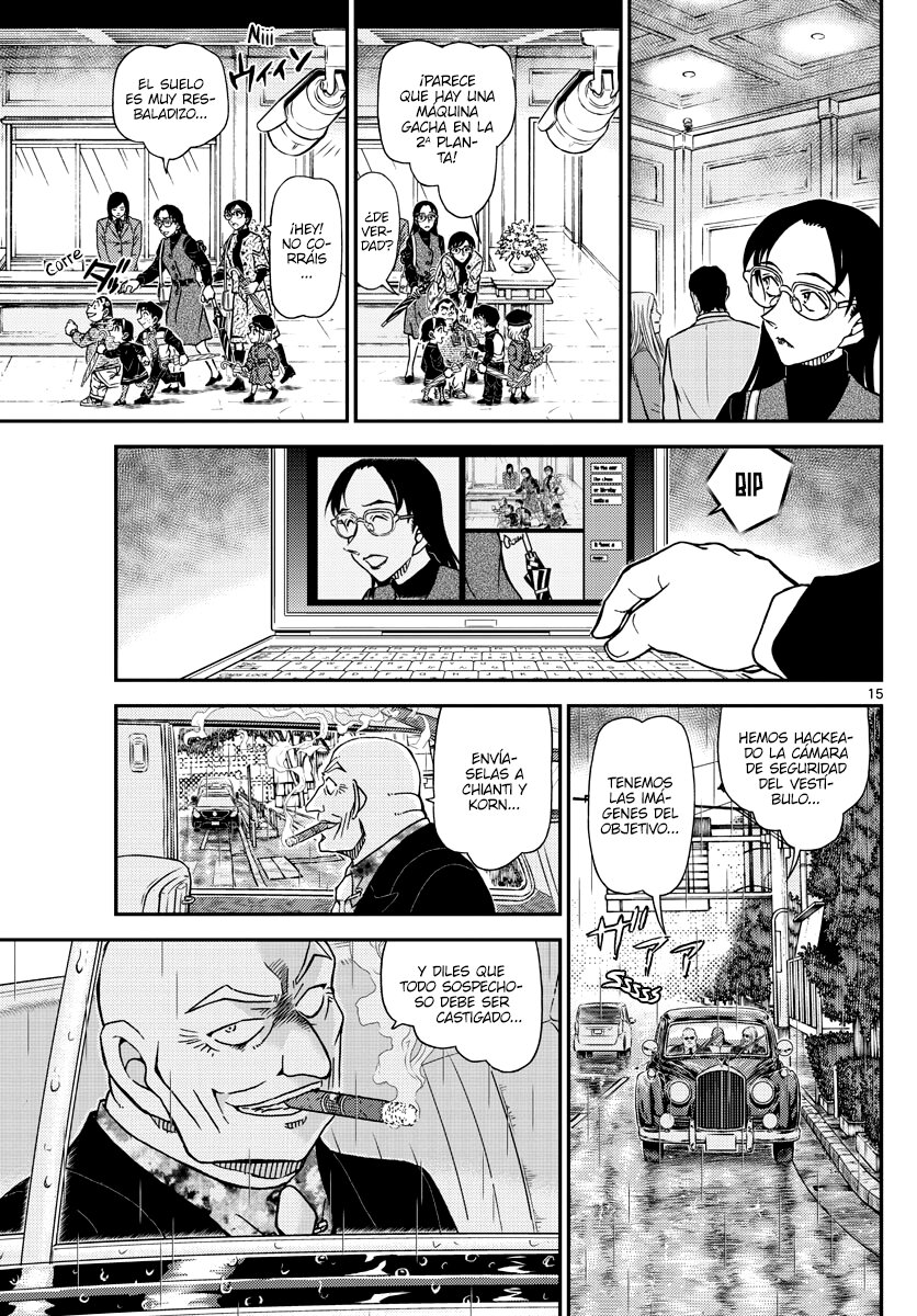 Detective Conan Capitulo 1105: Lágrimas de derrota página 15