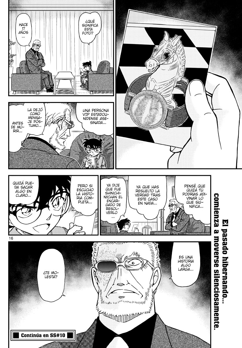 Detective Conan Capitulo 1105: Lágrimas de derrota página 16